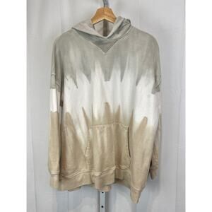ATM Anthony Thomas Melillo French Terry Tie Dye Oversized Hoodie Sweatshirt XS S